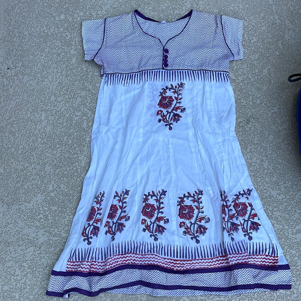 Floral 100 Percent Cotton Dress